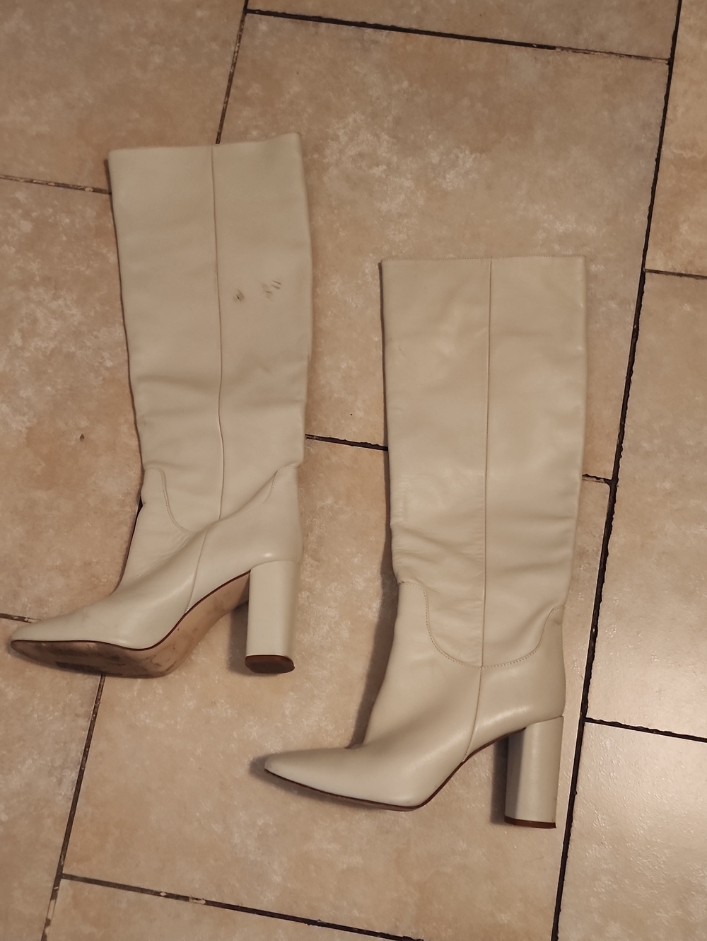 Zara Large Wide Shaft Booys Size 38 Us Size 7.5